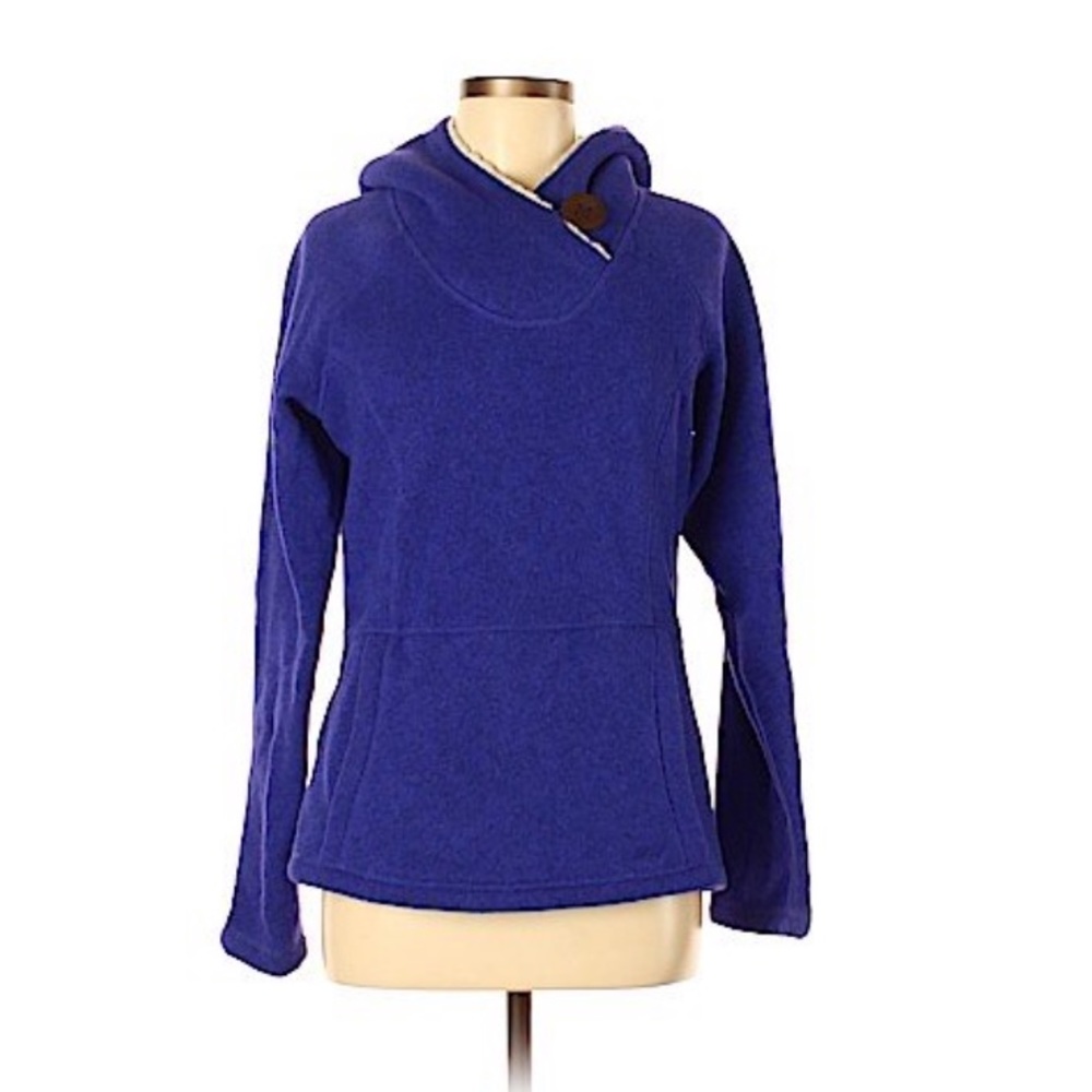 Cozy Purple Koppen Hoodie with Fuzzy Hood